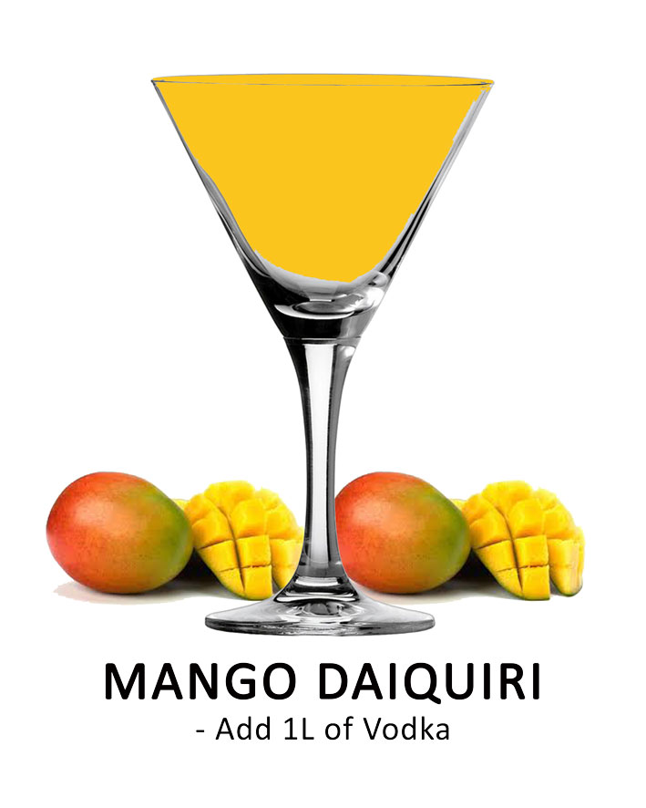 Mango daiquiri frozen cocktail
